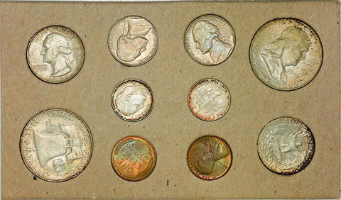 Original 1957 P-D U.S. Mint Double Mint Set - Gem Brilliant Uncirculated