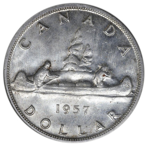 1957-WL Canada Silver Dollar KM.54 - PQ Brilliant Uncirculated
