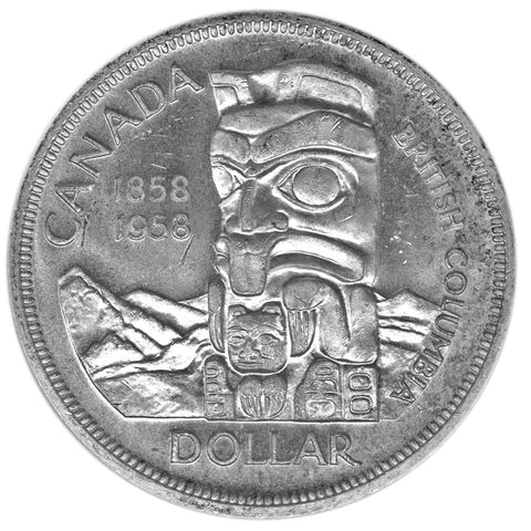 1958 Canada Silver Dollar KM.55 - PQ Brilliant Uncirculated