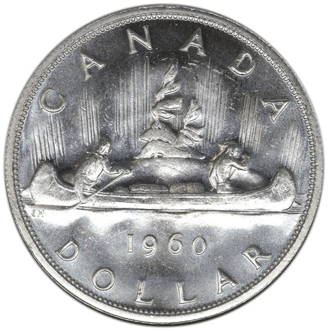 1960 Canadian Silver Dollar KM.54 - PQ Brilliant Uncirculated