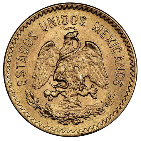 1959 Mexico 10 Peso Gold Coin KM. 473 - Brilliant Uncirculated