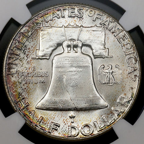 1960 Franklin Half Dollar - MS 65 FBL Full Bell Lines / Registry Ready - Pretty Coin