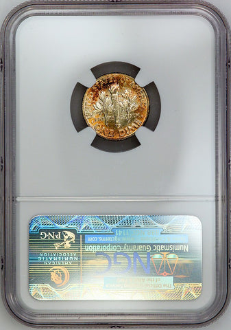 1962 Roosevelt Dime - NGC MS 65