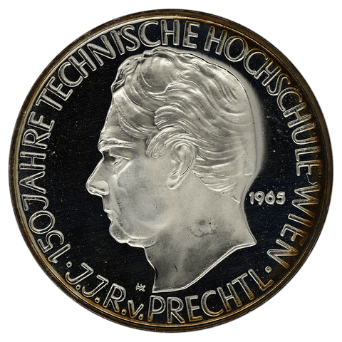 1965 Austria Silver 25 Schillings KM.2897 - Gem Proof