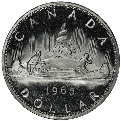 Roll of 20 1965 Canada Silver Voyageur Dollar - Brilliant Uncirculated PL