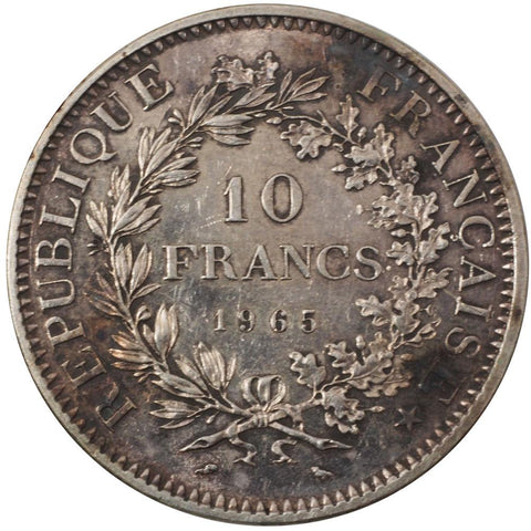 1965 France 10 Francs KM. 932 - AU