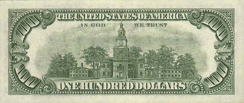 1966 $100 U.S. Legal Tender Notes (FR. 1550) ~ Crisp Very Fine