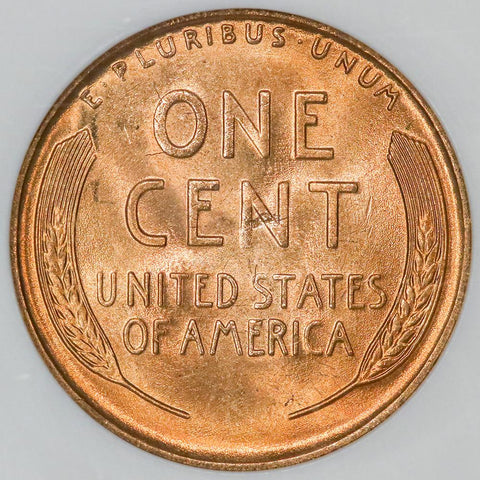 1937 Lincoln Wheat Cent - NGC MS 66 RD - Gem Red+