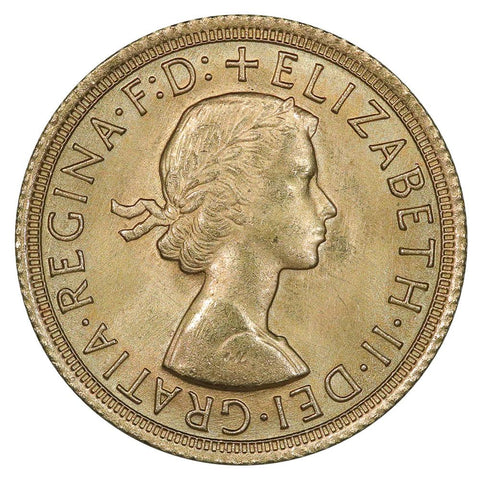 1966 Great Britain Elizabeth II Gold Sovereign KM. 908 - Choice Uncirculated