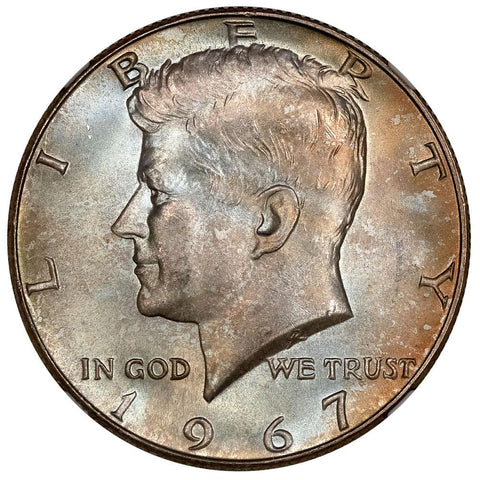 1967 Kennedy Half Dollar - NGC MS 67 - Superior Gem