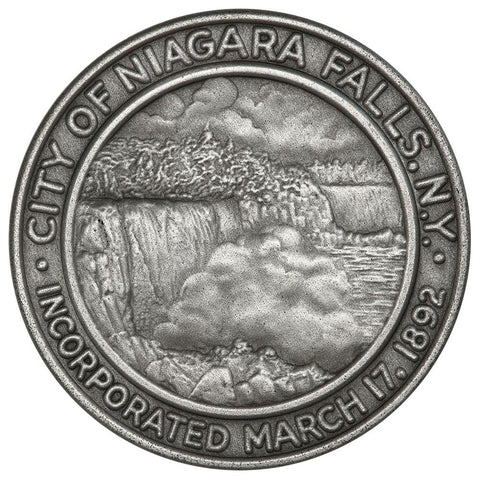 1967 .999 Silver 1 oz Medallic Art Co. 75th Anniv. Niagara Falls Medal