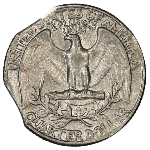 1967 Washington Quarter - Double Clip 5% & 3% - Extremely Fine