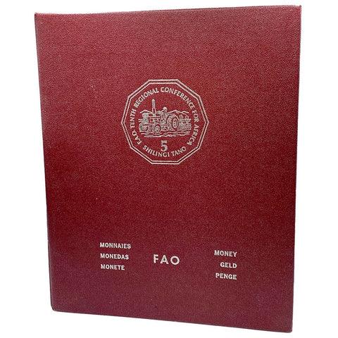 48-Coin 1968-1978 FAO Red Book of World Coins 10th Annual Conference Set - Gem