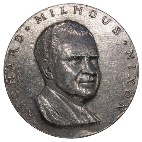 1969 .999 Silver Medallic Art Co. Nixon Inauguration Medal 4.8 toz