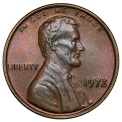 1972 Doubled Die Obverse/DDO Lincoln Cent - FS-101 (033.3) - Choice Br