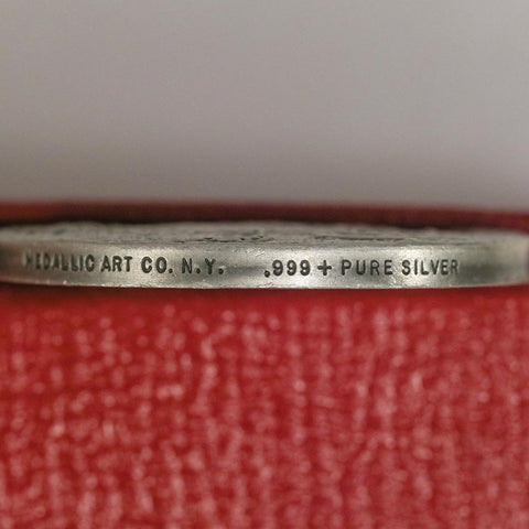 1972 .999 Silver Medallic Art Co. Grand Teton National Parks Medal - 39mm
