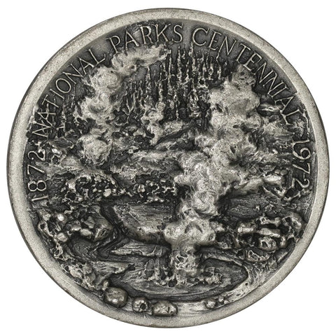 1972 .999 Silver Medallic Art Co. Lassen Volcanic National Parks Medal - 39mm