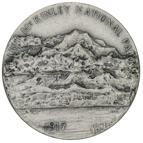 1972 .999 Silver Medallic Art Co. McKinley National Parks Medal - 39mm