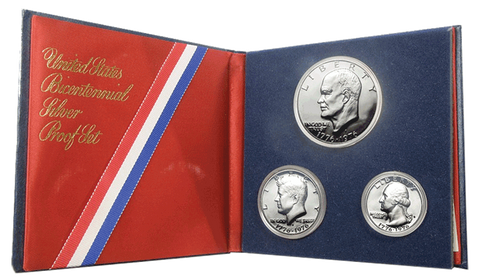 1976 Silver Bicentennial Sets Special - Both 3 Piece Sets