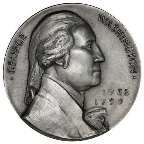 Medallic Art Co 1976 American Revolution State of Washington 2.5" 4.4 toz .999 Silver Medal