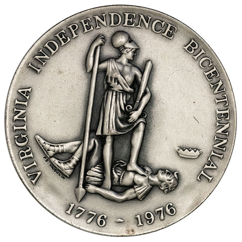 1976 Virginia Independence Bicentennial .999 Silver Medallic Art Medal