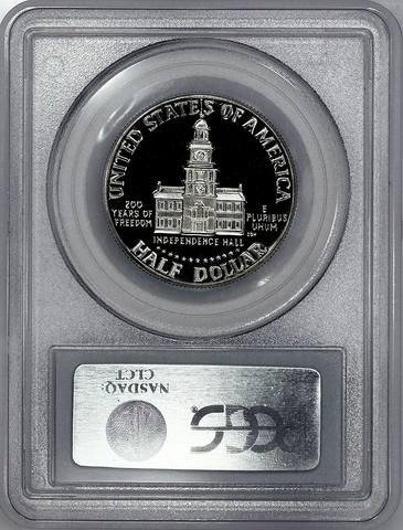 1976-S Clad Kennedy Bicentennial Half Dollar - PCGS PR 69 DCAM