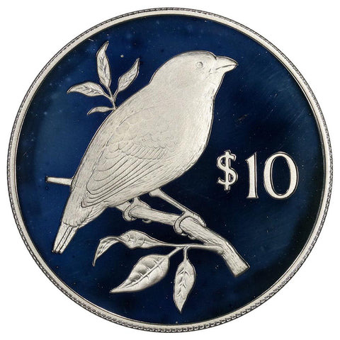 1978 Fiji Islands Proof Silver 10 Dollars KM.41 (Low Mintage) - Gem Proof