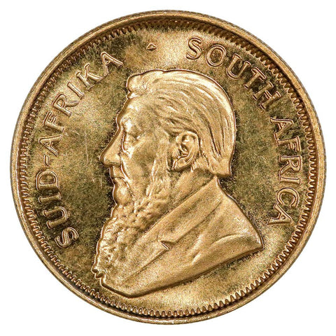 1980 South Africa 1/4 Ounce Gold Krugerrands KM.1065 - Gem Brilliant Uncirculated