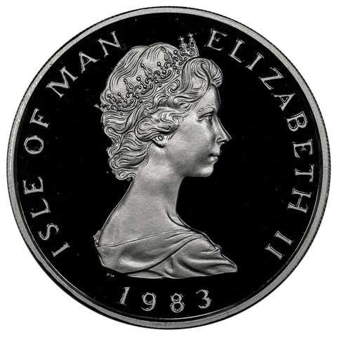 Proof 1983 Isle of Man 1 oz .9995 Platinum Noble - Gem Proof - Mintage: 94