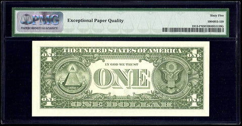 1985 $1 Minneapolis Federal Reserve Star Note Fr. 1913-I* - PMG Gem Uncirculated 65 EPQ