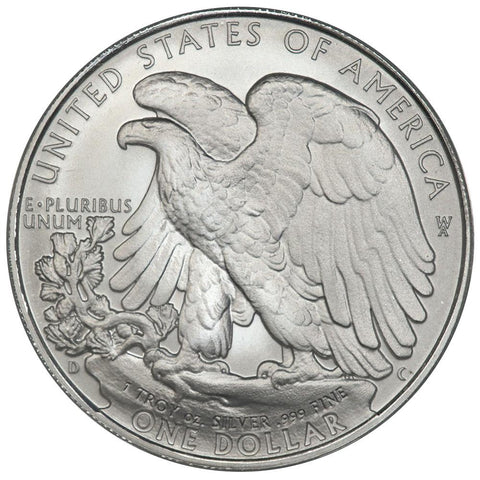 1985 Daniel Carr American Eagle Design .999 Silver Overstruck Silver Eagle - ANACS MS 68