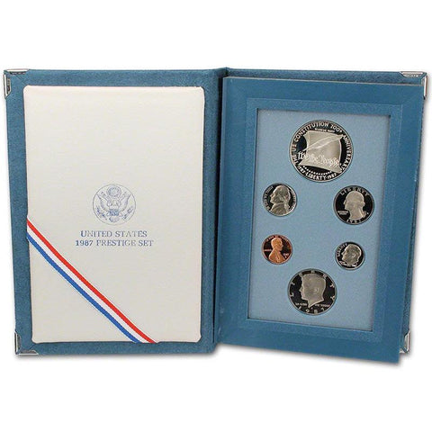 1987 U.S. Mint Prestige Proof Sets in Original Government Packaging on Special