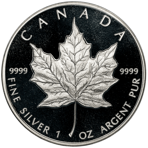 1989 Canada $5 Proof Anniversary Maple Leaf KM.163 - Gem Proof in OGP