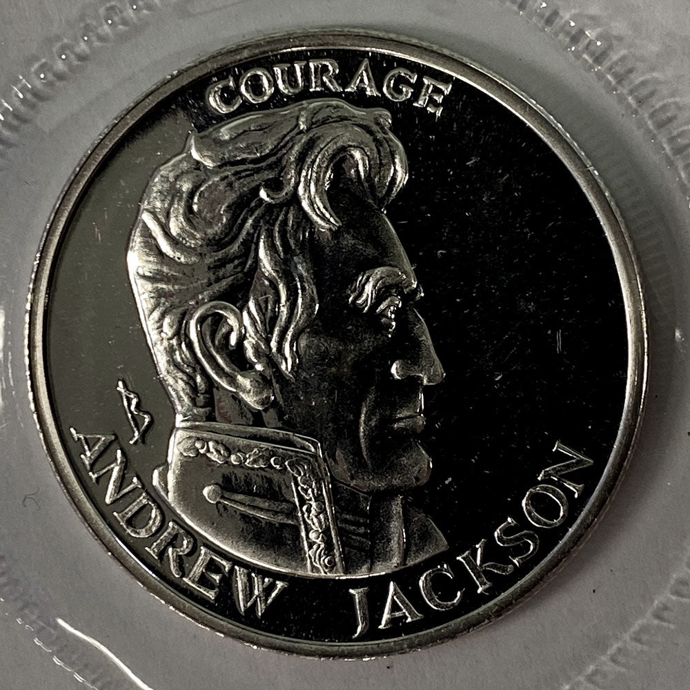 1992 Andrew Jackson 1 2 Oz 999 Silver Rounds From Liberty Lobby In 1992-andrew-jackson-1-2-oz-999-silver-rounds-from-liberty-lobby-in