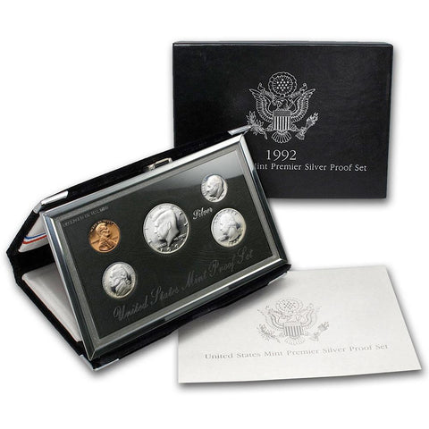 1992 to 1998 Silver Premier Proof Sets - Super Special