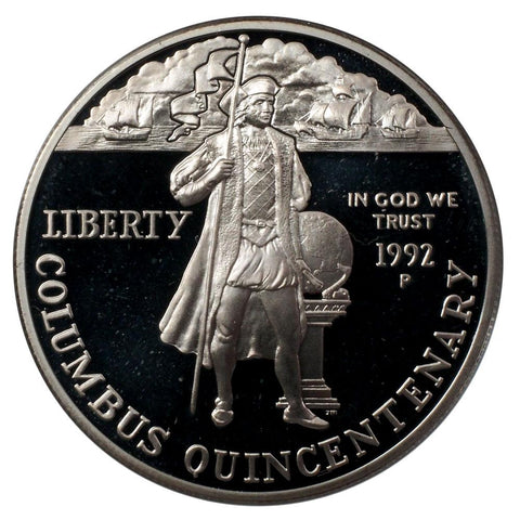 1992 Columbus Quincentenary 2-Coin Proof Set - Gem Proof in OGP w/ COA