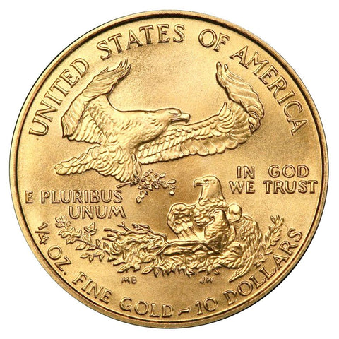 1993 $10 1/4 Oz Quarter Ounce Gold Eagle - Gem Uncirculated