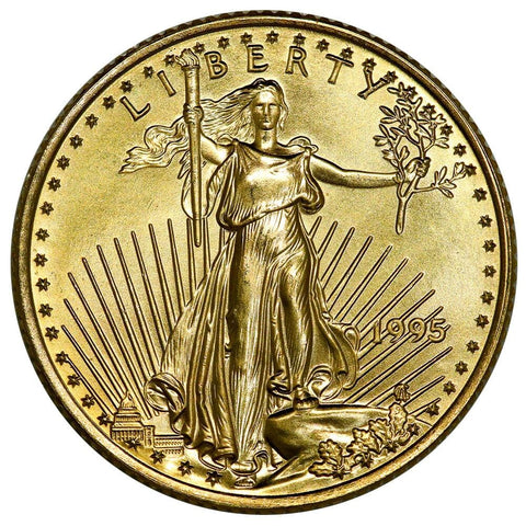 1995 $10 1/4 Oz Quarter Ounce Gold Eagle - Gem Uncirculated