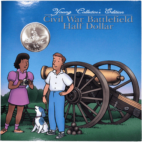 1995 Civil War Battlefield Commemorative BU Half Dollar - Young Collector's Edition