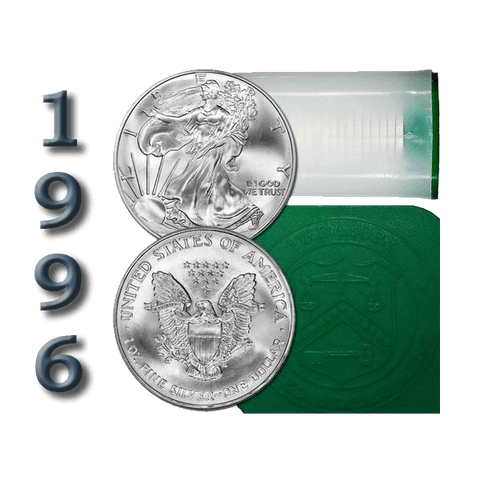 1996 American Silver Eagle Mint Roll of 20