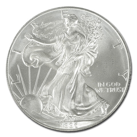 Imperfect 1996 American Silver Eagles - Just Shy Of Working For Us