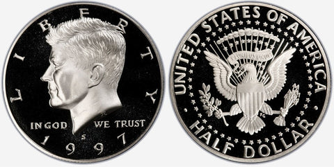 1997 to 2019 Kennedy Half Dollars by Date- Brilliant Uncirculated