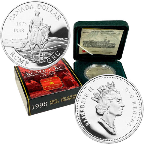 1998 Canada RCMP-GRC Proof Silver Dollar - Gem Proof in OGP