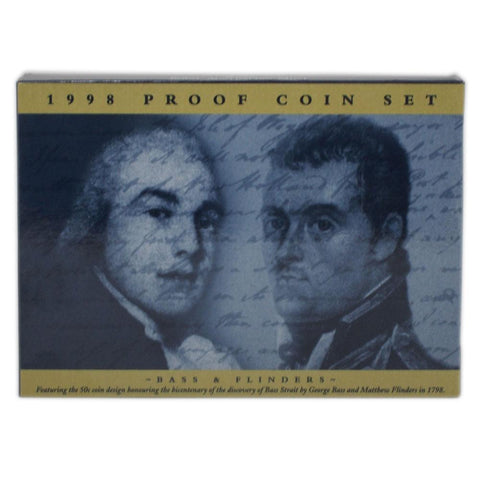 1998 Royal Australian Mint "Bass & Flinders" Proof Coin Set - Gem Proof in OGP