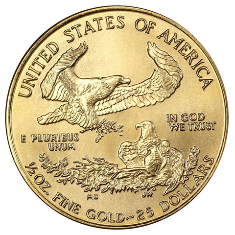 1999 $25 1/2 Oz Quarter Ounce Gold Eagle - Gem Uncirculated