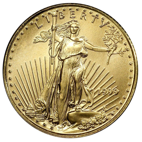 1999 $5 1/10 Oz Tenth Ounce Gold Eagle - Gem Uncirculated