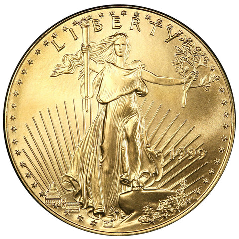 1999 $50 1 Oz One Ounce Gold Eagle - Gem Uncirculated