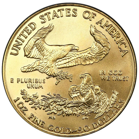 1999 $50 American Gold Eagle - 1 oz Net Pure Gold - Gem Uncirculated