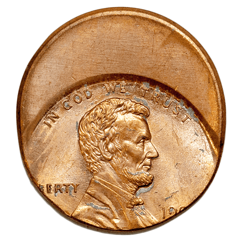 199X Lincoln Cent - Off-Center - Gem Brilliant Uncirculated