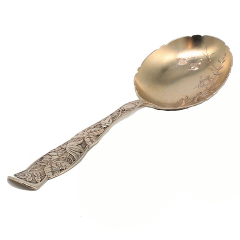 1881 Knowles Rose Sterling Silver Berry Spoon